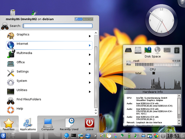 Debian 6.0 Desktop Application